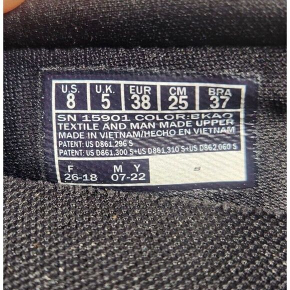 Skechers Ultra Go Walk 5 Womens Size 8 Black Mesh Relaxed Sport Air Cooled Shoes - Picture 9 of 10